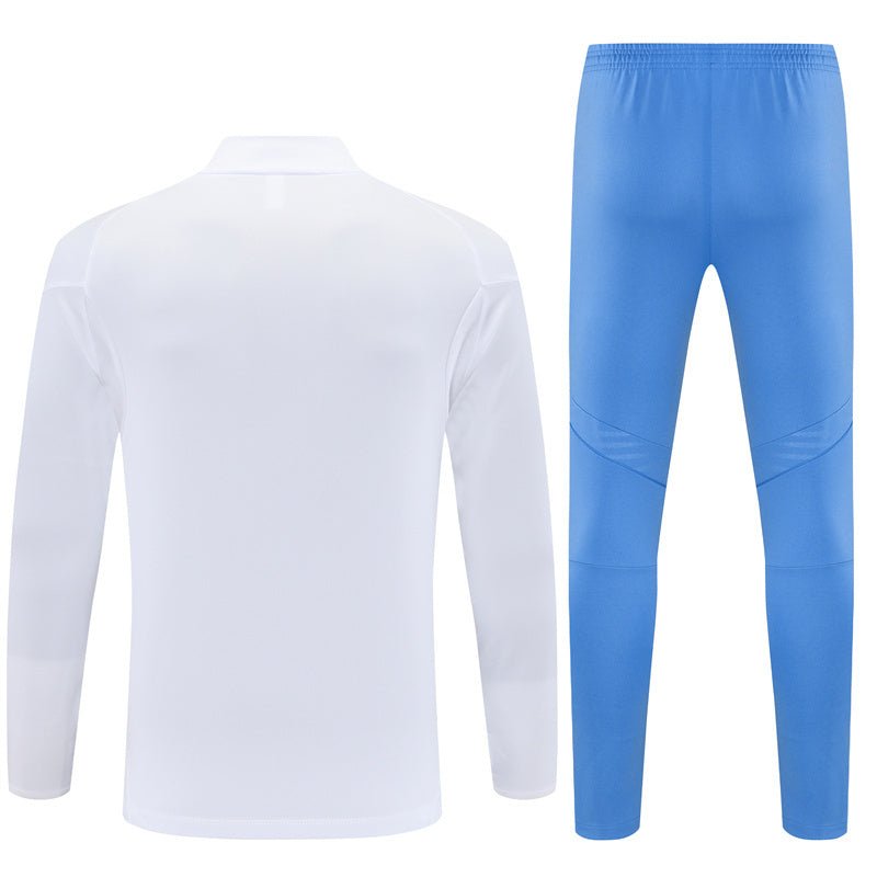 25/26 Real Madrid Training White/Light Blue Kids Size Tracksuit