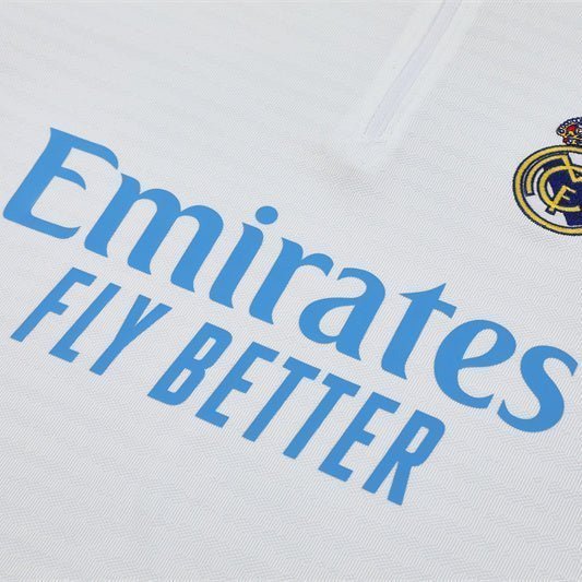 25/26 Real Madrid Training White/Light Blue Kids Size Tracksuit