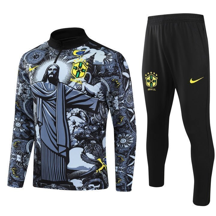 Brazil "Jesus" Premium Kids Size Tracksuit