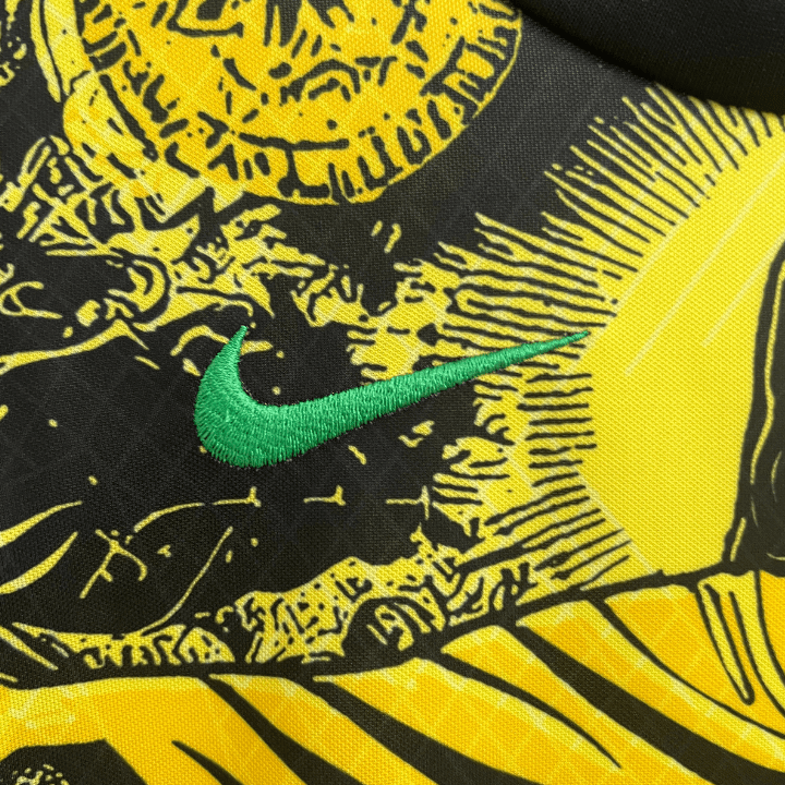 Brazil "Jesus" Premium Kids Size Yellow Kit