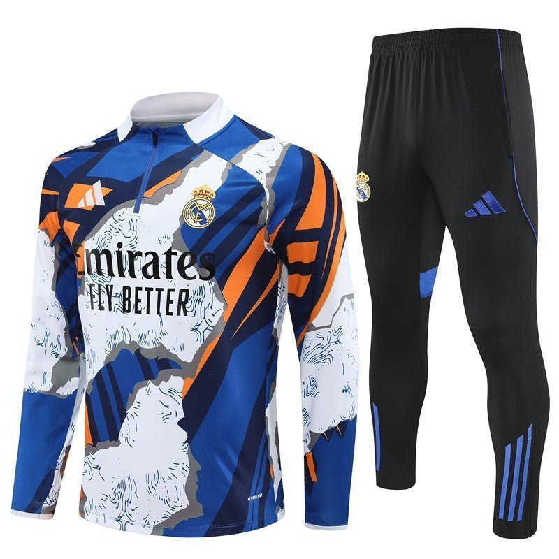 Real Madrid "Azul Reactor" Premium Tracksuit