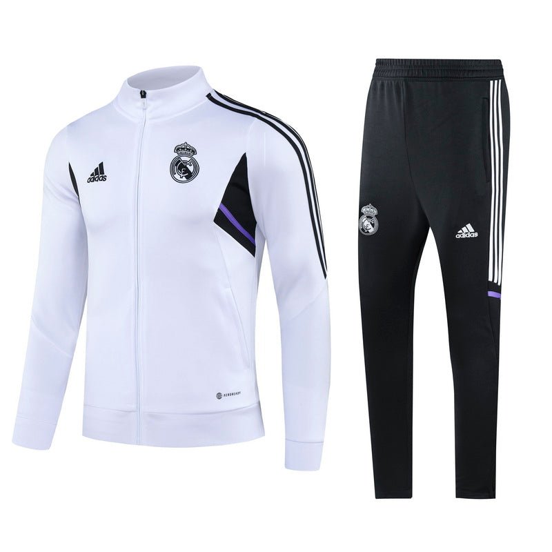 Real Madrid "Blanco Regal" Premium Tracksuit