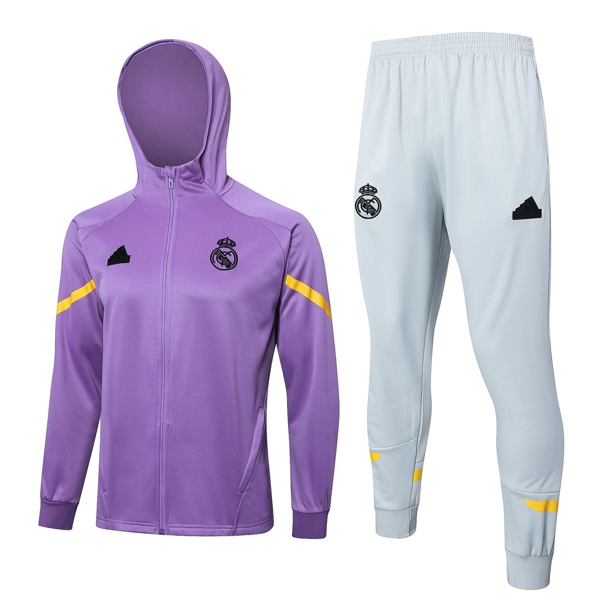 Real Madrid Purple and White Premium Tracksuit