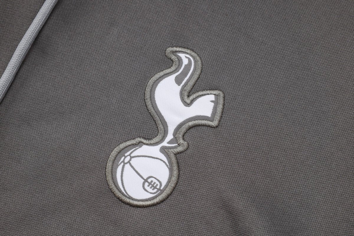 Tottenham Gray and Black Premium Tracksuit